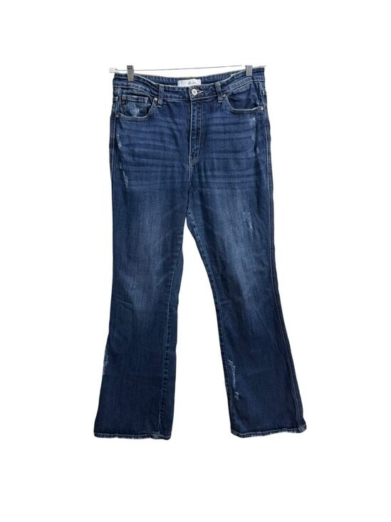 KanCan Denim - KanCan Bootcut Jeans Size 13/30 Distressed Medium Wash Stretch Denim